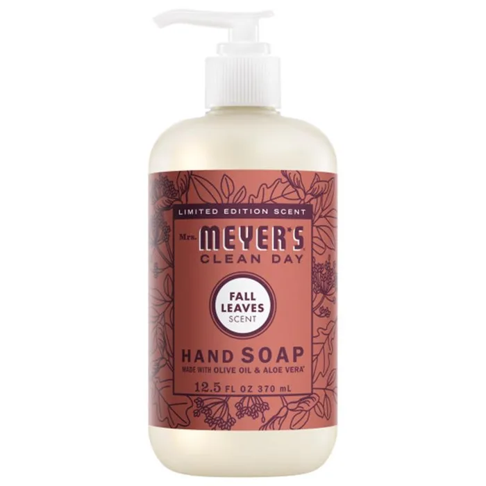 Mrs. Meyer's Clean Day Fall Leaves Scent Liquid Hand Soap 12.5 oz (Pack of 6)