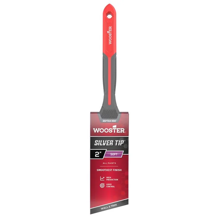 Wooster Silver Tip 2 in. Soft Angle Paint Brush (Pack of 6)