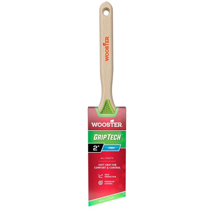 Wooster GripTech 2 in. Firm Angle Paint Brush (Pack of 6)