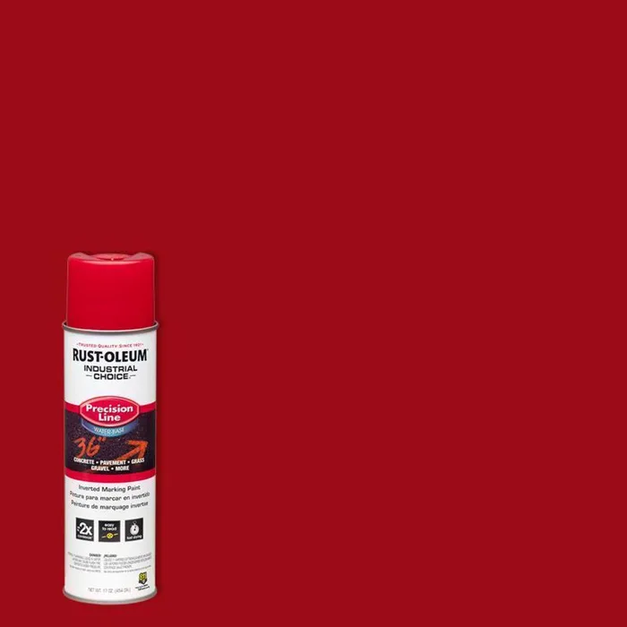 Rust-Oleum Industrial Choice Gloss Safety Red Marking Paint 17 oz (Pack of 12)