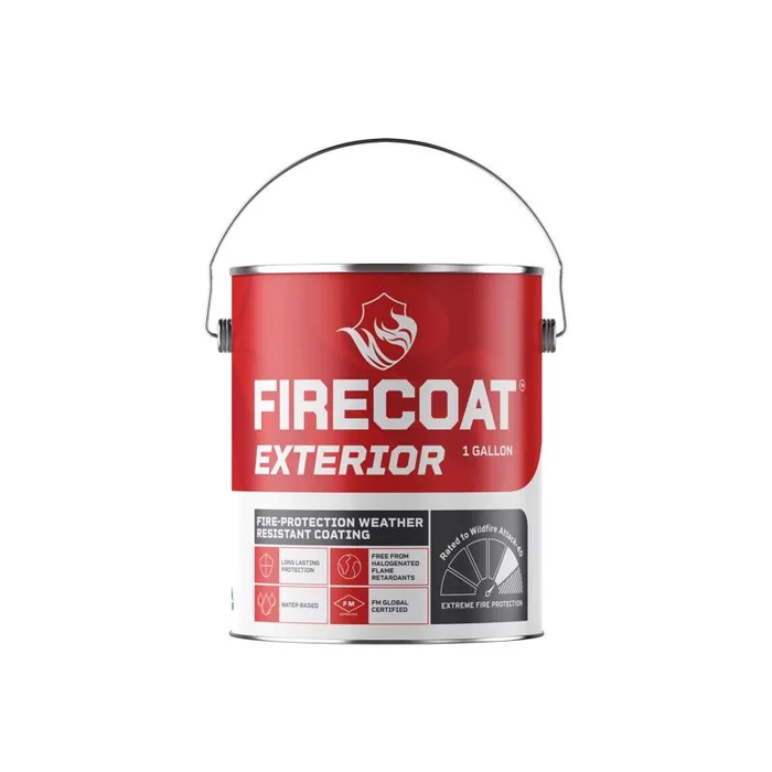 Firecoat Gray Low Sheen Water-Based Primer 1 gal (Pack of 4)