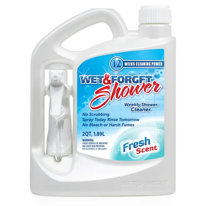 Wet & Forget Fresh Scent Shower Cleaner 64 oz Liquid (Pack of 4)