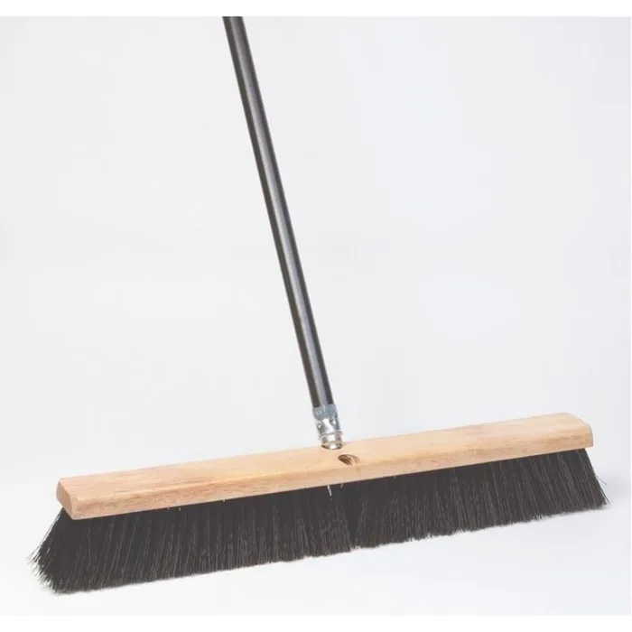 DQB 24 in. W Horsehair/Poly Broom