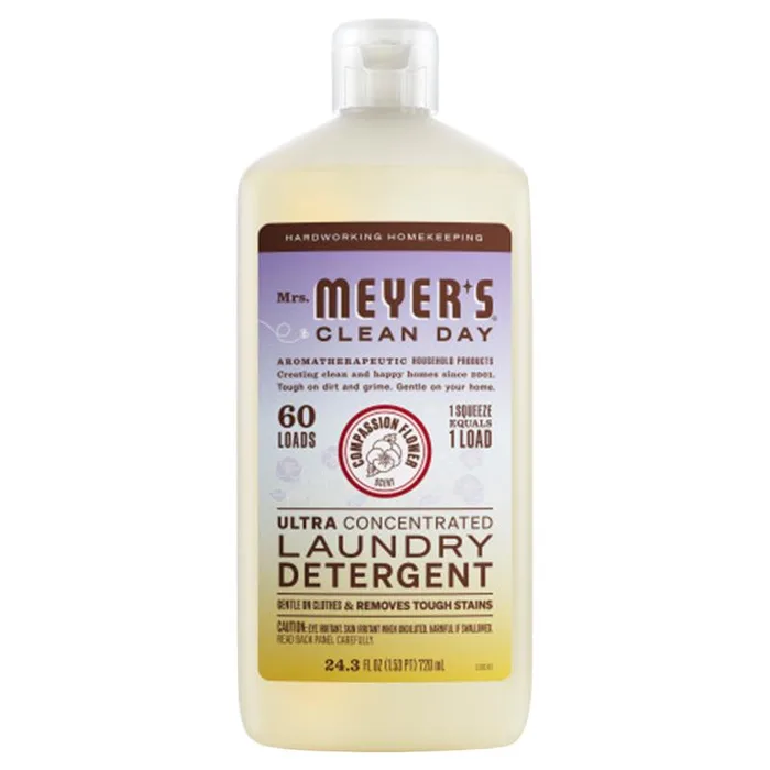 Mrs. Meyer's Clean Day Compassion Flower Scent Detergent Concentrate Liquid 24.3 oz 1 pk (Pack of 6)