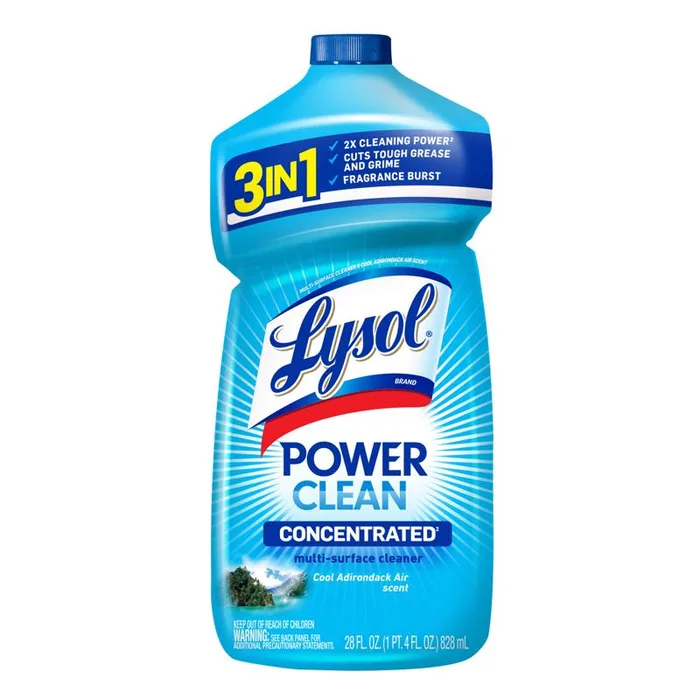Lysol Cool Adirondack Air Scent Concentrated Multi-Surface Cleaner Liquid 28 fl. oz. (Pack of 9)