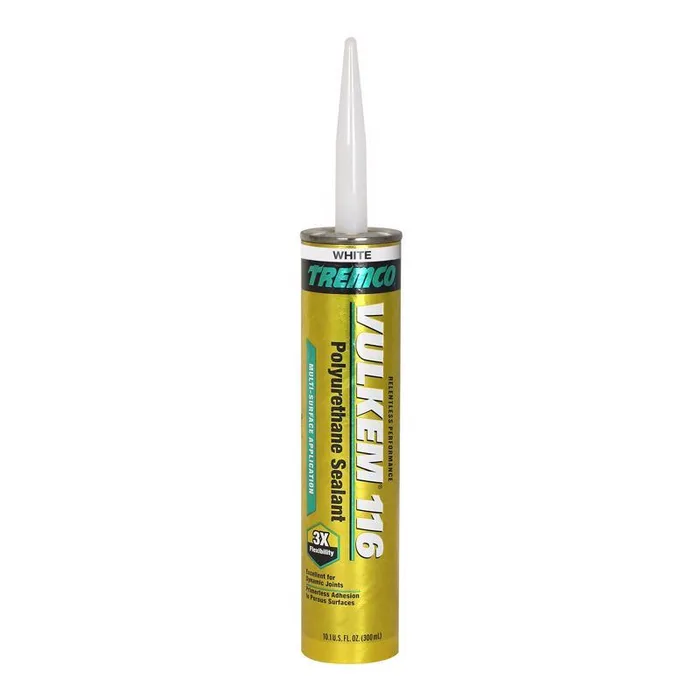 Vulkem 116 White Polyurethane Window and Door Caulk Sealant 10.1 fl. oz. (Pack of 12)