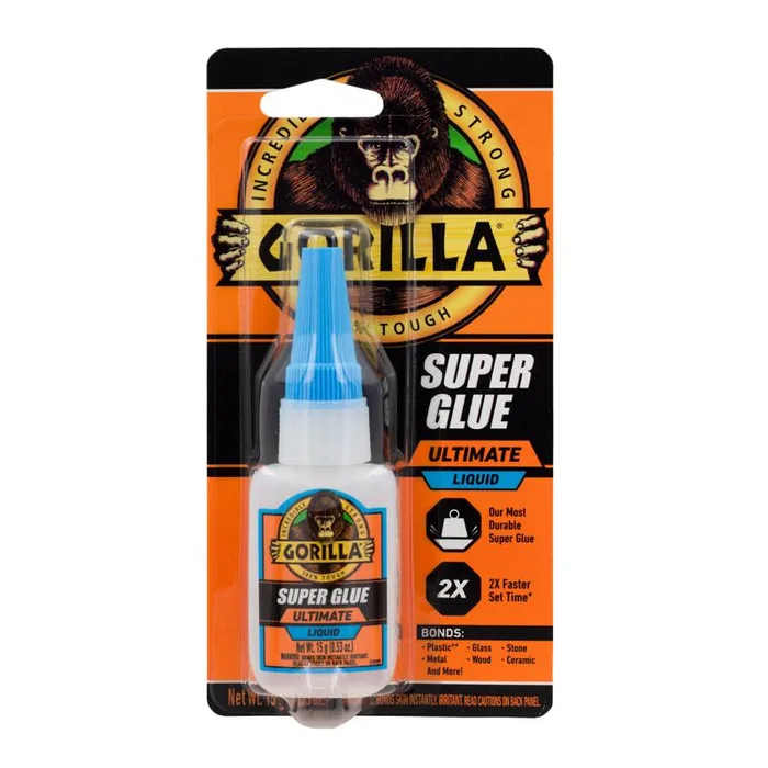 Gorilla High Strength Clear Super Glue 0.53 oz (Pack of 6)