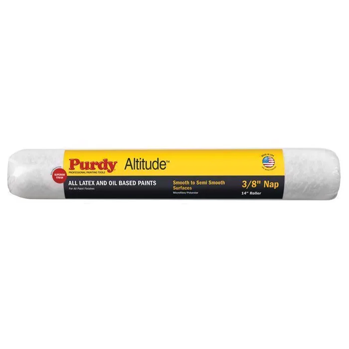 Purdy Altitude Poly Micro 14 in. W X 3/8 in. Regular Paint Roller Cover 1 pk (Pack of 6)