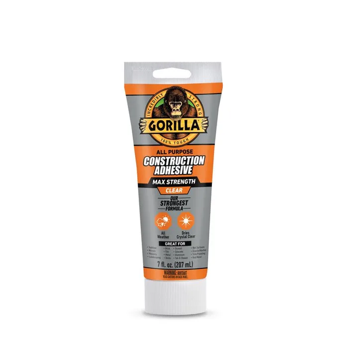 Gorilla All Purpose Construction Adhesive 7 oz (Pack of 6)