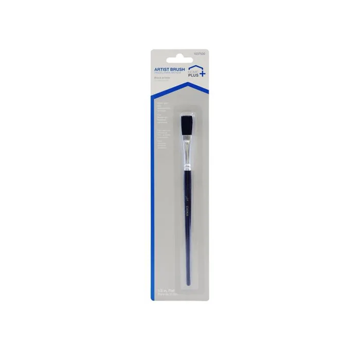 Home Plus 1/2 in. Flat Touch-Up Paint Brush (Pack of 12)