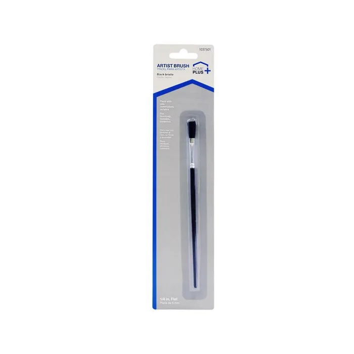 Home Plus 1/4 in. Flat Touch-Up Paint Brush (Pack of 12)