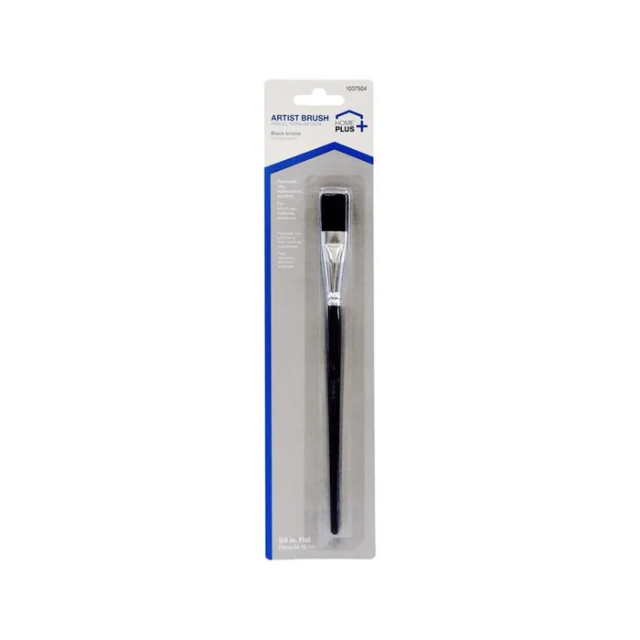 Home Plus 3/4 in. Flat Touch-Up Paint Brush (Pack of 12)