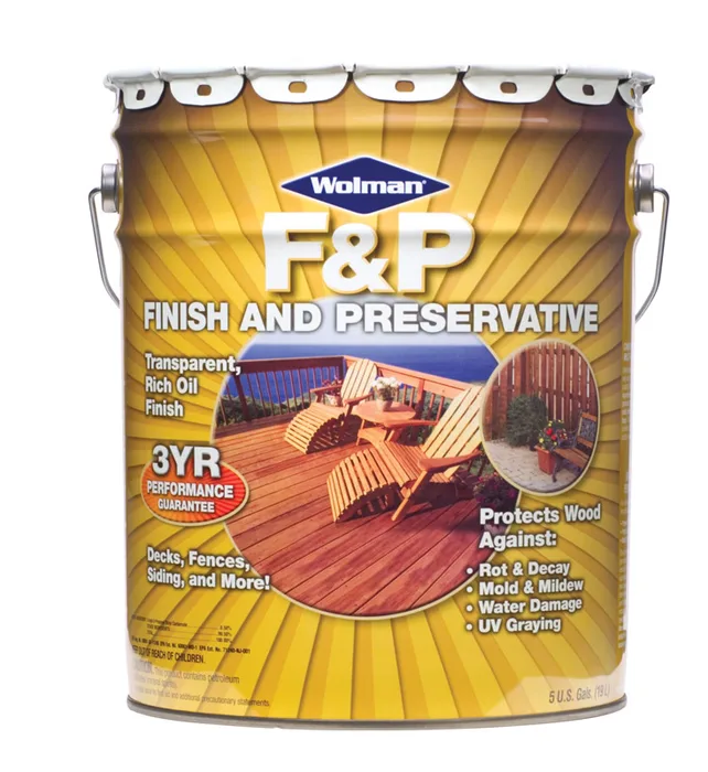 Wolman F&P Satin Cedar Semi-Transparent Oil-Based Wood Finish 5 gal