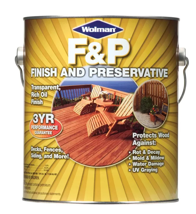 Wolman F&P Satin Redwood Semi-Transparent Oil-Based Wood Finish 1 gal (Pack of 4)
