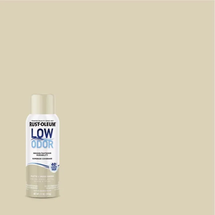 Rust-Oleum Low Odor Matte Moss Green Spray Paint 11 oz
