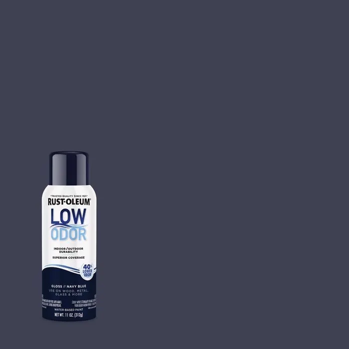 Rust-Oleum Low Odor Gloss Navy Blue Spray Paint 11 oz