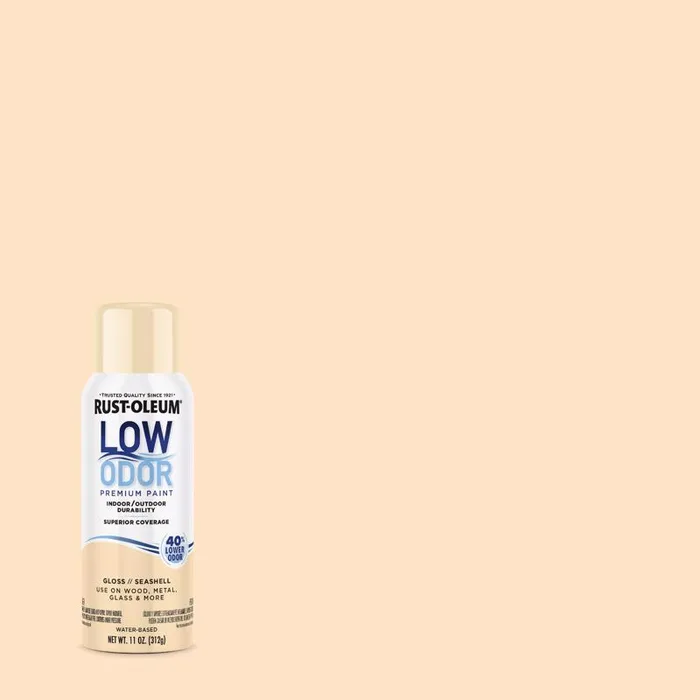 Rust-Oleum Low Odor Gloss Seashell Spray Paint 11 oz
