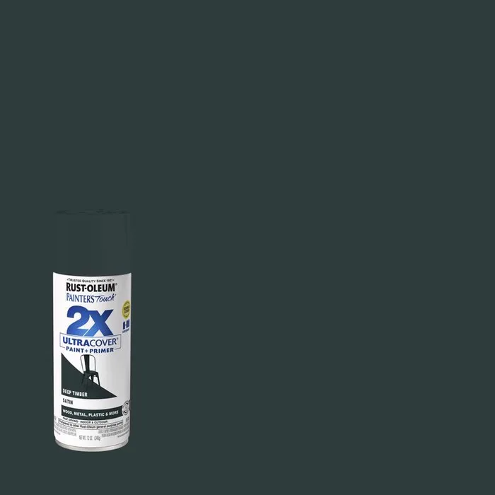 Rust-Oleum Painter's Touch Satin Deep Timber Paint+Primer Spray Paint 12 oz (Pack of 6)