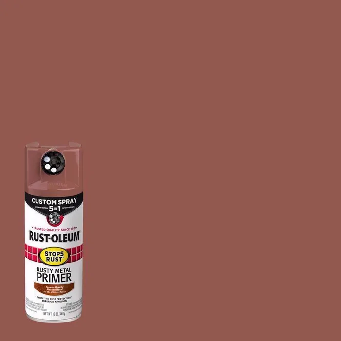 Rust-Oleum Stops Rust Flat Brown Primer Spray 12 oz (Pack of 6)