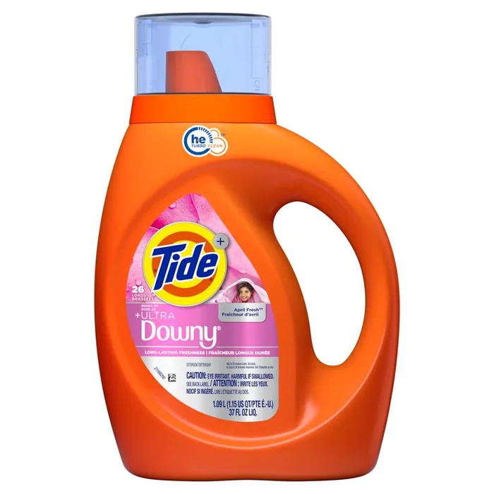 Tide Downy April Fresh Scent Laundry Detergent Liquid 37 fl. oz. 1 pk (Pack of 6)
