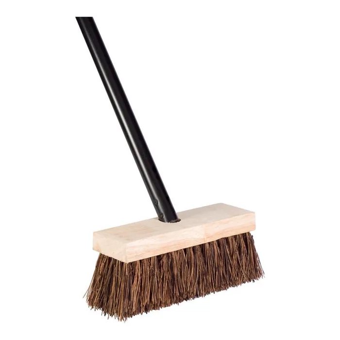 DQB 7-3/4 in. W Stiff Bristle 48 in. Plastic Handle Scrub Brush (Pack of 12)