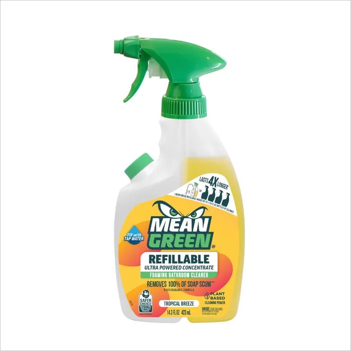 Mean Green Tropical Breeze Scent Bathroom Cleaner 28.6 fl. oz. Spray (Pack of 6)
