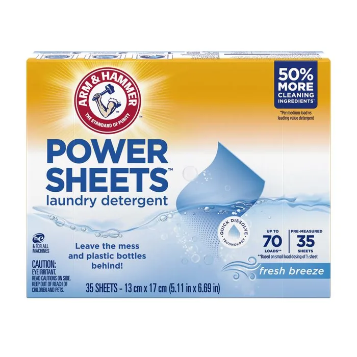 Arm & Hammer Refreshing Breeze Scent Detergent Sheets 35 pk (Pack of 6)