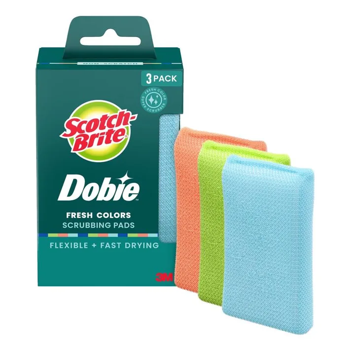 Scotch-Brite Medium Duty Scrubbing Pads For All Purpose 3 pk (Pack of 8)