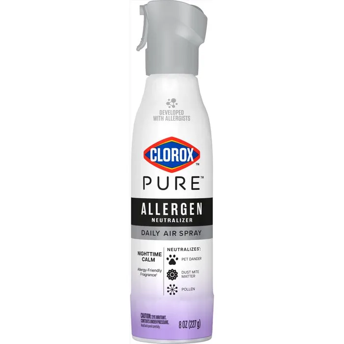 Clorox Pure Nighttime Calm Scent Air Freshener Spray 8 oz Aerosol 1 pk (Pack of 6)