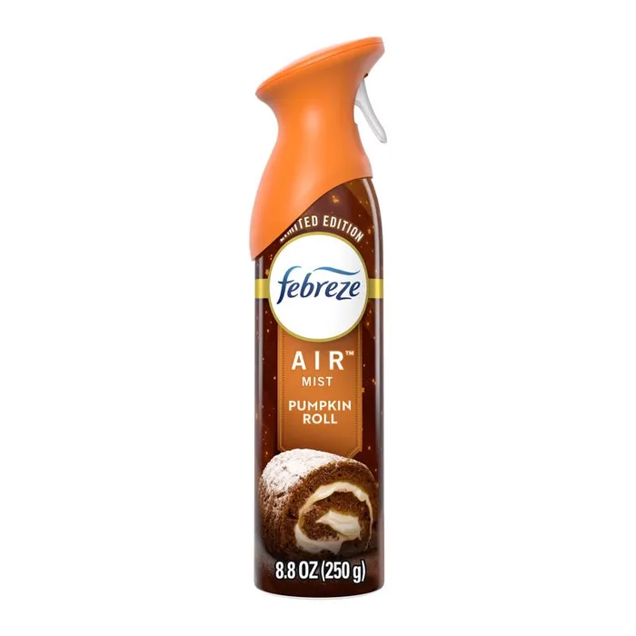 Febreze Pumpkin Roll Scent Air Freshener Spray 8.8 oz Aerosol (Pack of 6)
