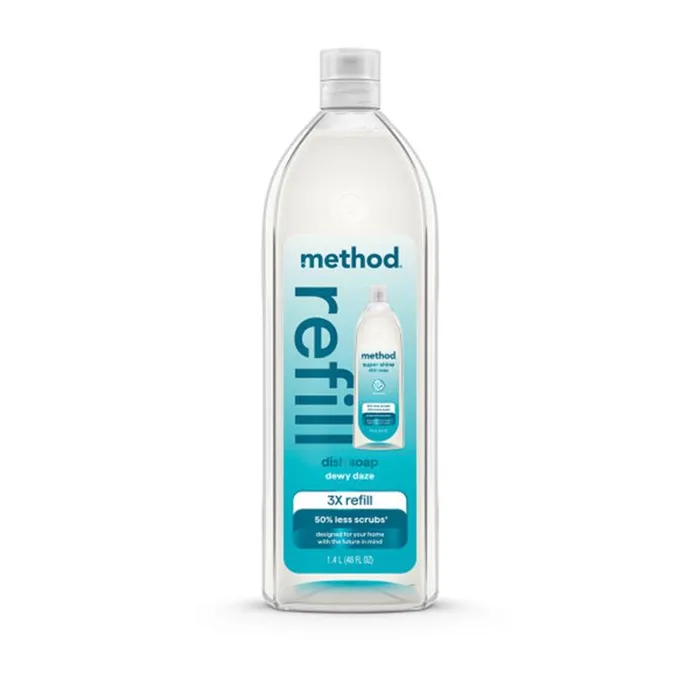 Method Super Shine Dewy Daze Scent Liquid Dish Soap Refill 48 oz 1 pk (Pack of 3)