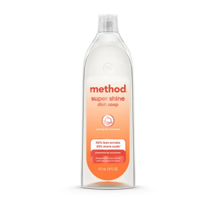 Method Super Shine Among the Orchards Scent Liquid Dish Soap 16 oz 1 pk (Pack of 4)