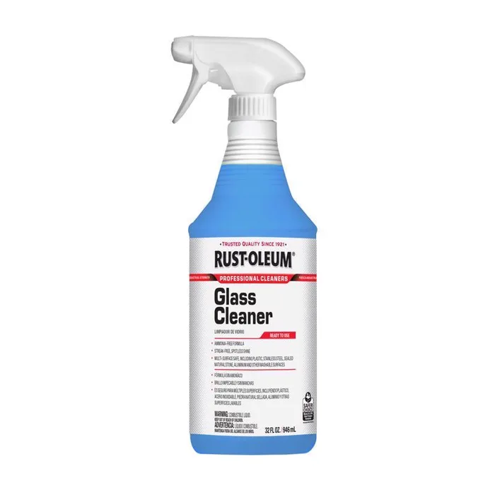 Rust-Oleum Professional Cleaners No Scent Glass Cleaner 32 oz Spray (Pack of 6)