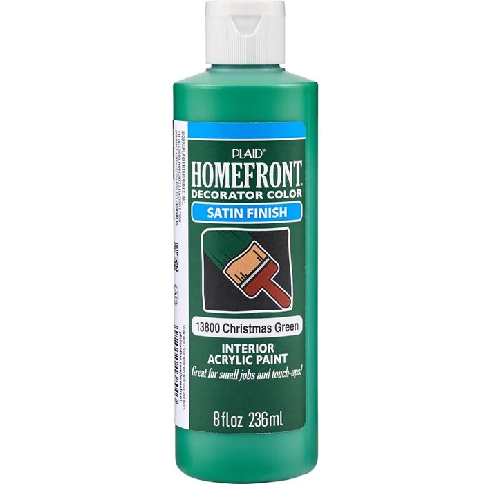 Homefront Christmas Green Craft Paint Interior 8 oz (Pack of 3)