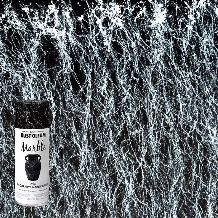 Rust-Oleum White Marble Spray Paint 10.25 oz (Pack of 4)