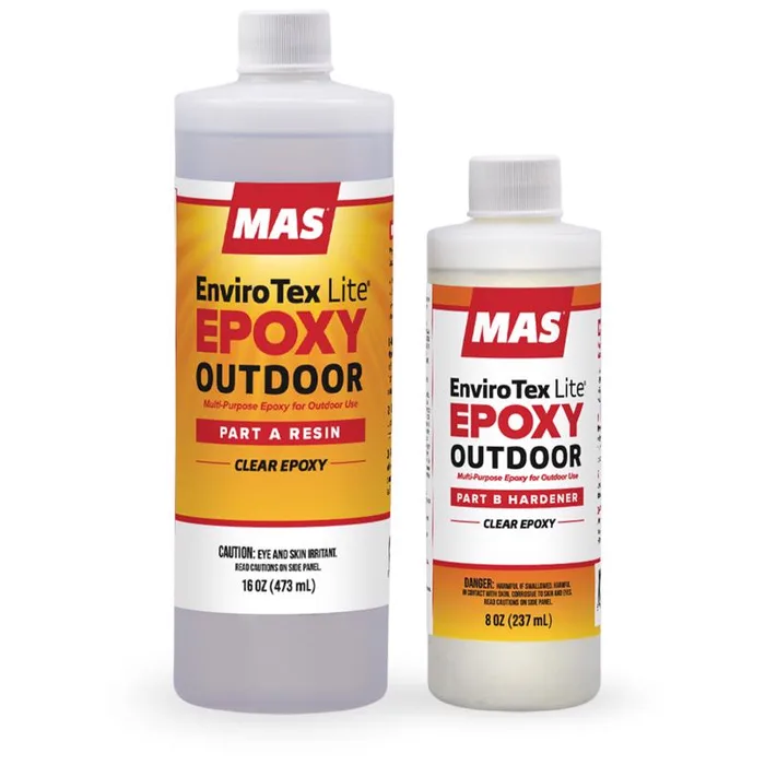 MAS High-Gloss Clear Outdoor Epoxy 24 oz (Pack of 2)