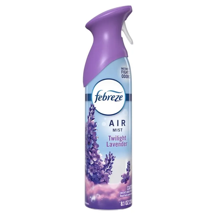 Febreze Twilight Lavender Scent Air Freshener 8.1 oz Aerosol 1 pk (Pack of 6)