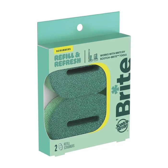 Scotch-Brite Medium Duty Sponge Refill For All Purpose 1 pk (Pack of 8)