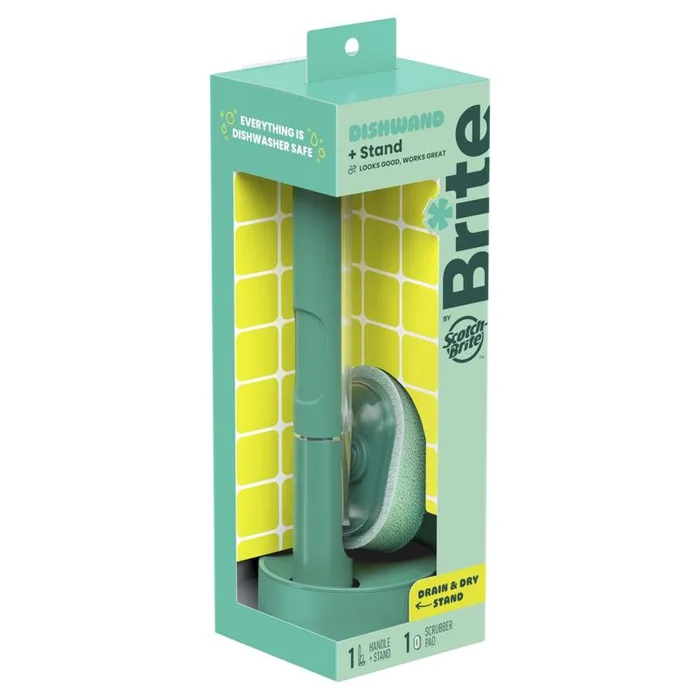 Scotch-Brite Medium Duty Dishwand Scrubber For All Metal Surfaces 1 pk (Pack of 3)