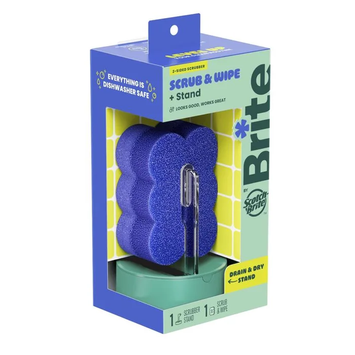 Scotch-Brite Medium Duty Dish Sponge For All Purpose 1 pk (Pack of 3)