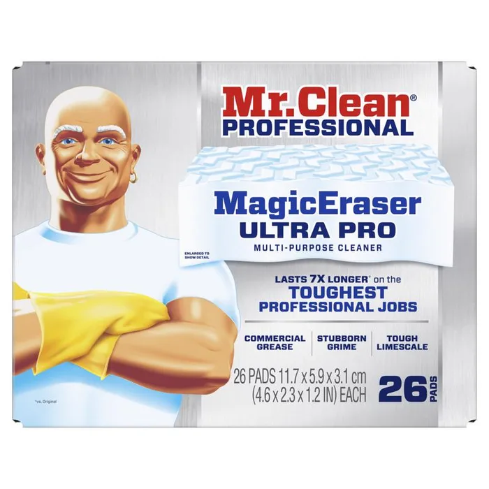 Mr. Clean Professional Ultra Pro Heavy Duty Magic Eraser For All Purpose 26 pk