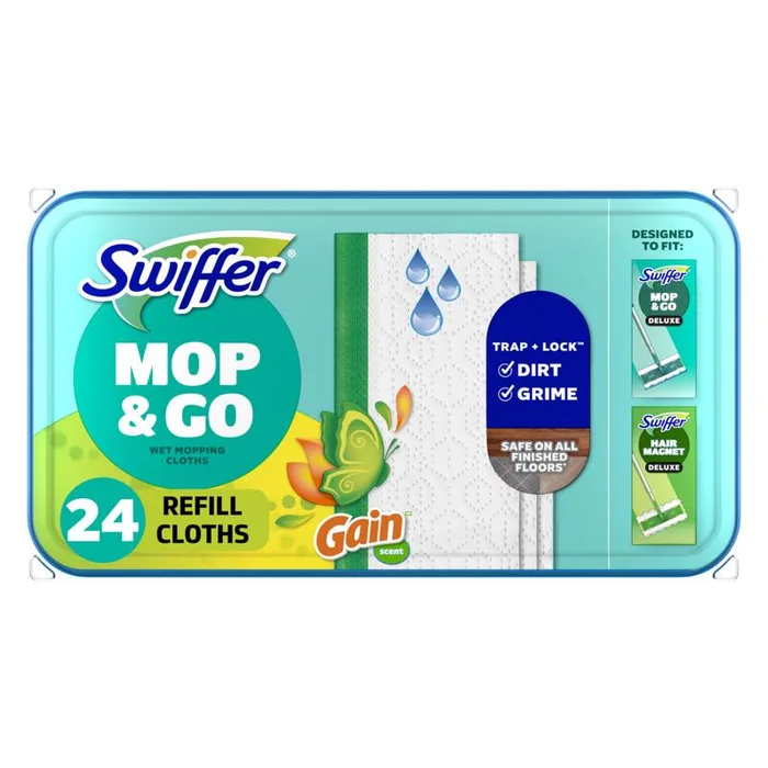Swiffer Disposable Wet Cleaning Pads 24 pk (Pack of 6)