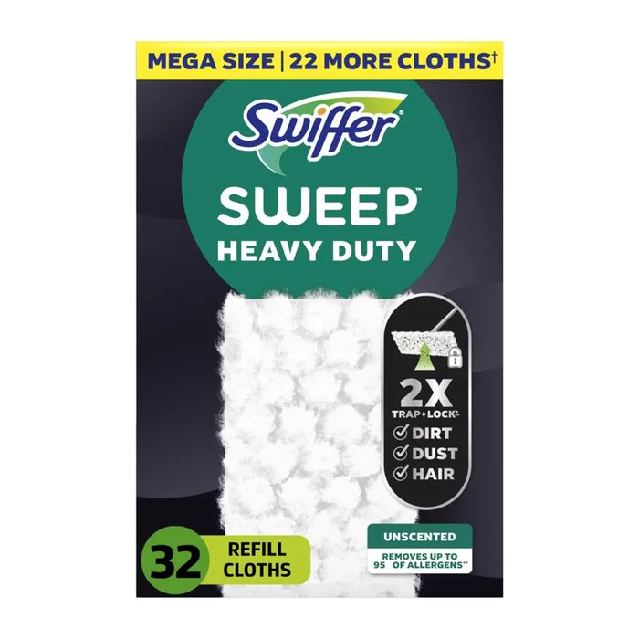 Swiffer Polyester Heavy Duty Duster Refill 1 pk (Pack of 2)