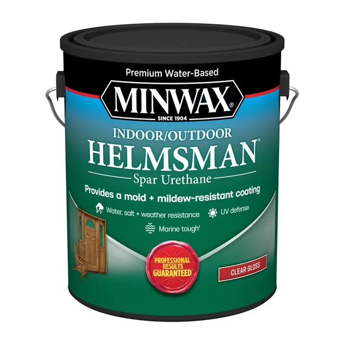 Minwax Helmsman Warm Gloss Clear Water-Based Spar Urethane 1 gal (Pack of 2)