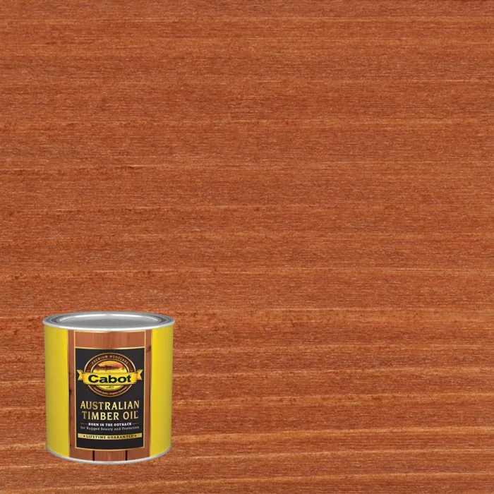 Cabot Transparent Mahogany Flame Australian Timber Oil 8 fl. oz. (Pack of 4)