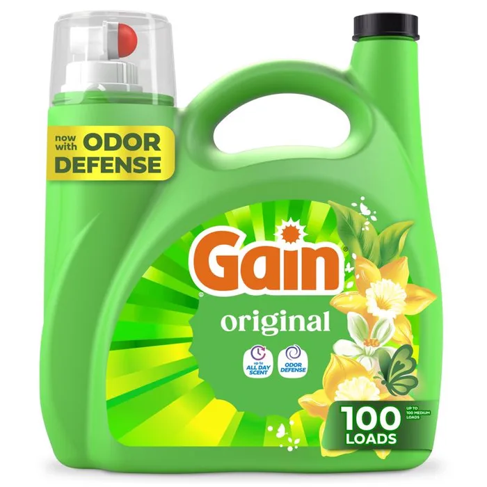 Gain Original Scent Detergent Liquid (Pack of 4)