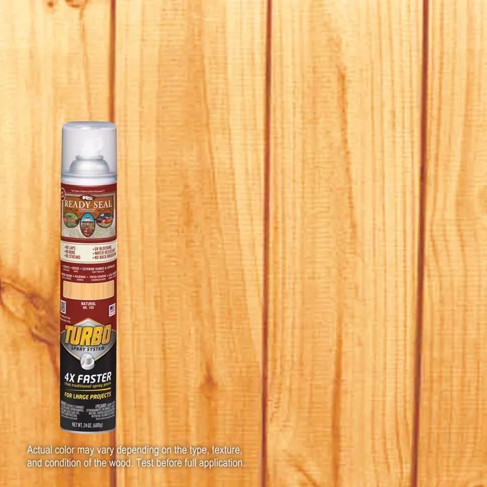 Ready Seal Turbo Spray System Natural Wood Stain 24 oz (Pack of 6)