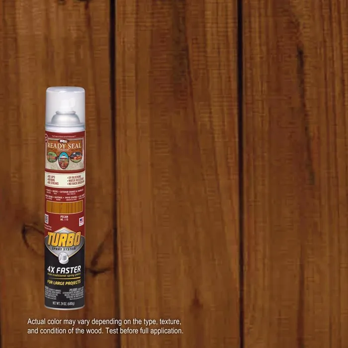 Ready Seal Turbo Spray System Pecan Wood Stain 24 oz (Pack of 6)