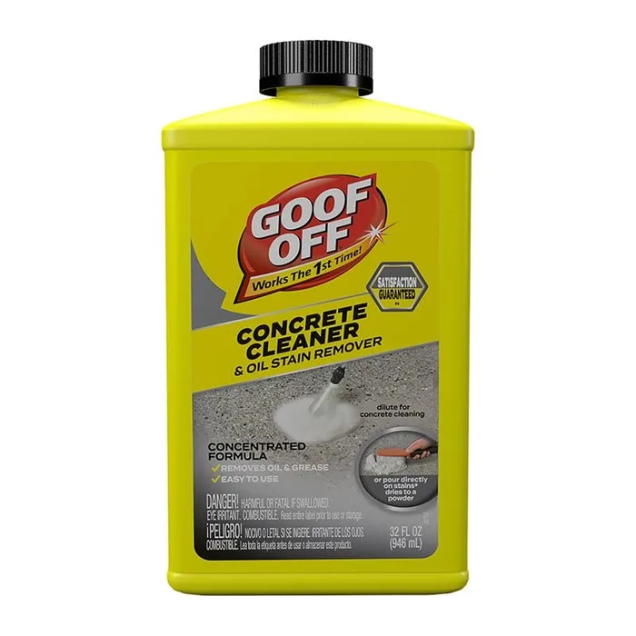 Goof Off Fresh Clean Scent Concrete Cleaner 32 oz Liquid (Pack of 4)
