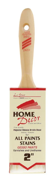 Linzer Home Decor 2 in. Flat Paint Brush (Pack of 12)